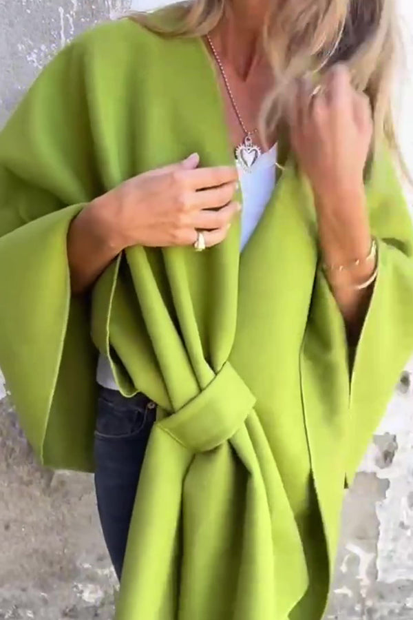 R&B | Loser V-Ausschnitt Schal Cape Jacke