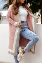 R&B | und Winter Freizeit Alleskönner Kapuzen langer Cardigan Pullover Jacke