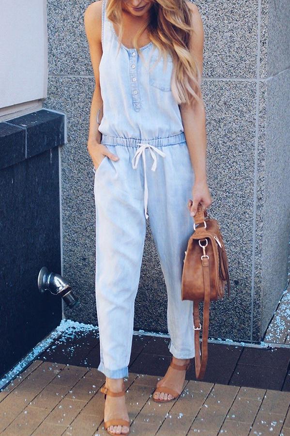 R&B | Neue Ideen Taschen Denim Jumpsuit