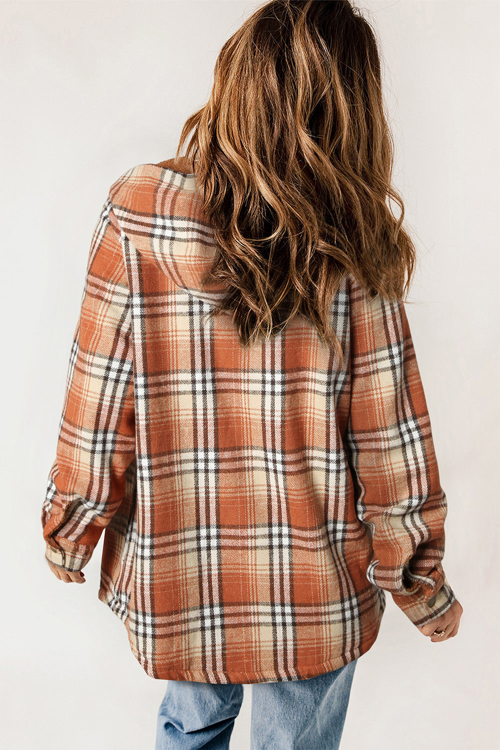 R&B | Gepunktete Jacke mit Kapuze Weiches Plüschfutter Perfekt für Kalte Tage