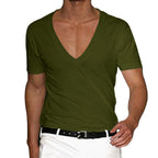 R&B | Slim Fit T-Shirt mit V-Ausschnitt