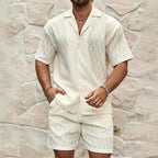 R&B | Set Herren Sommer mit Hemd und Shorts