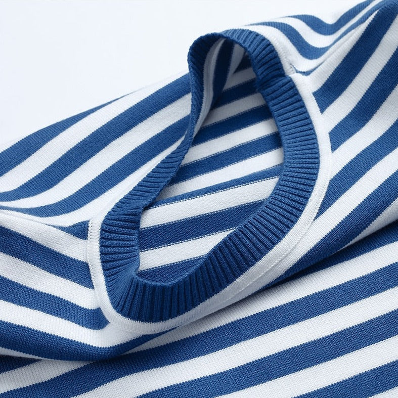 R&B | Gestreiftes T-Shirt Luxus Komfort Und Stil