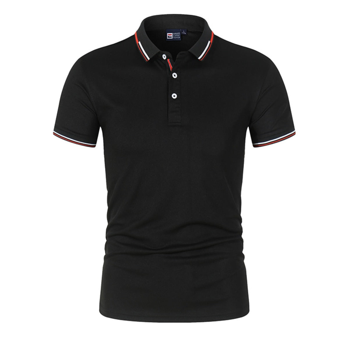 R&B | Einfarbiges Poloshirt