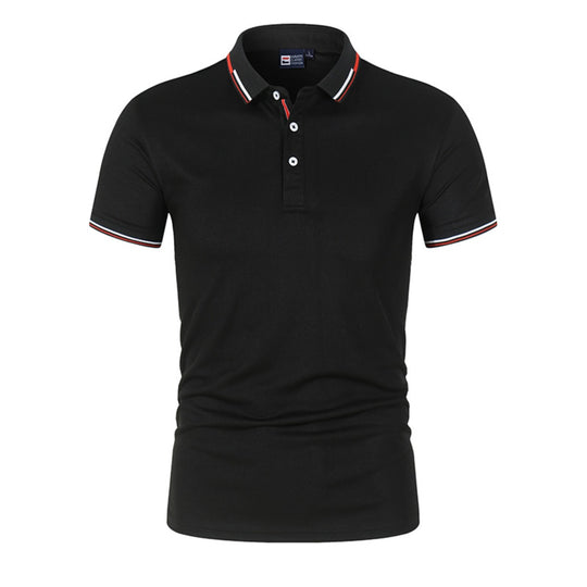 R&B | Einfarbiges Poloshirt