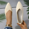 Laura | Flache Schuhe für Frauen aus Strick R&B