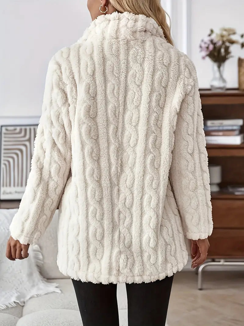 R&B | Weiche Bequeme Damenjacke mit Langen Ärmeln