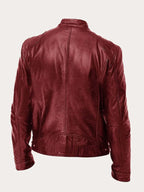R&B | Herren Klassische Lederjacke
