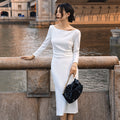 Frauen Neue Mode Französisches Kleid