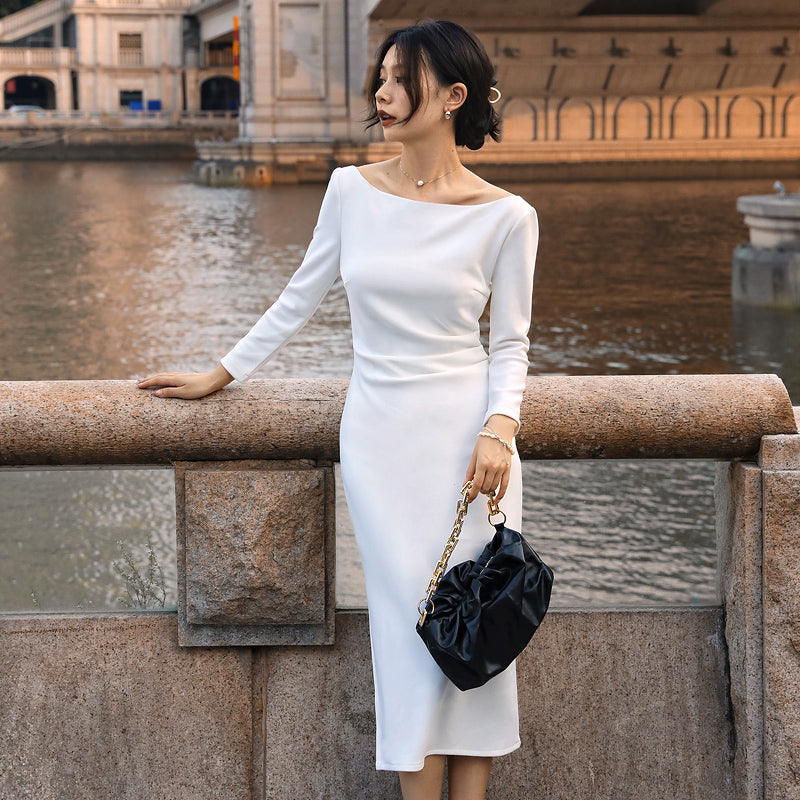 Frauen Neue Mode Französisches Kleid