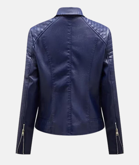 R&B | Damen Bikerjacke aus Kunstleder