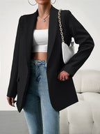 R&B | Reverskragen Langarm Blazer