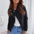 R&B | Damen Slim Fit Kunstlederjacke