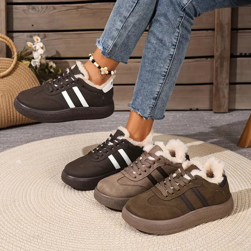 Bequeme Baumwoll-Sneaker mit warmem Innenfutter R&B R&B