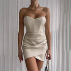 R&B | Schlauchtop und hippes PU-Kleid