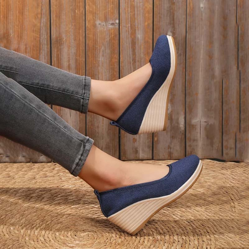 Lässige Keilschuhe