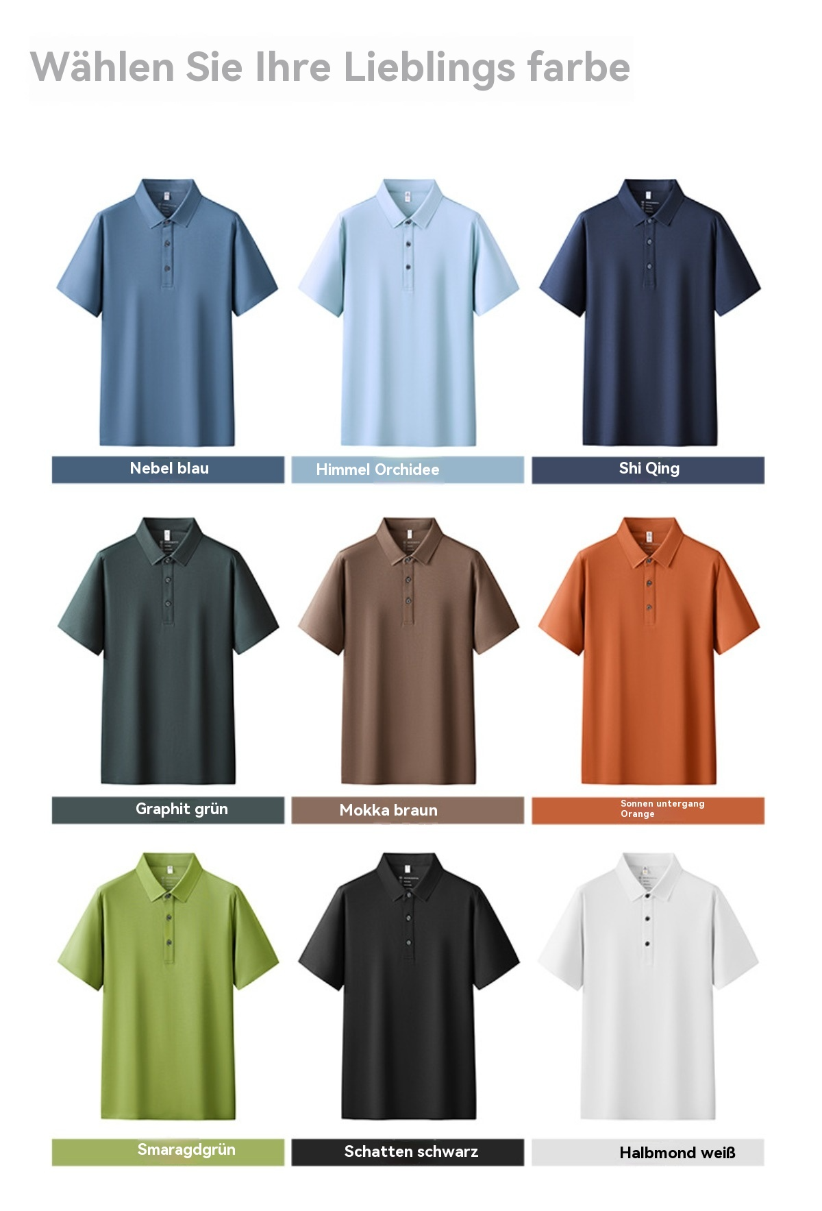 R&B | Antibakterielles Poloshirt
