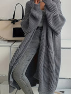 R&B | Strickjacke mit Gürtel für Damen