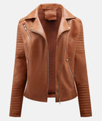 R&B | Damen Kunstleder Bikerjacke