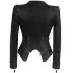 R&B | Damen Gothic Kunstlederjacke