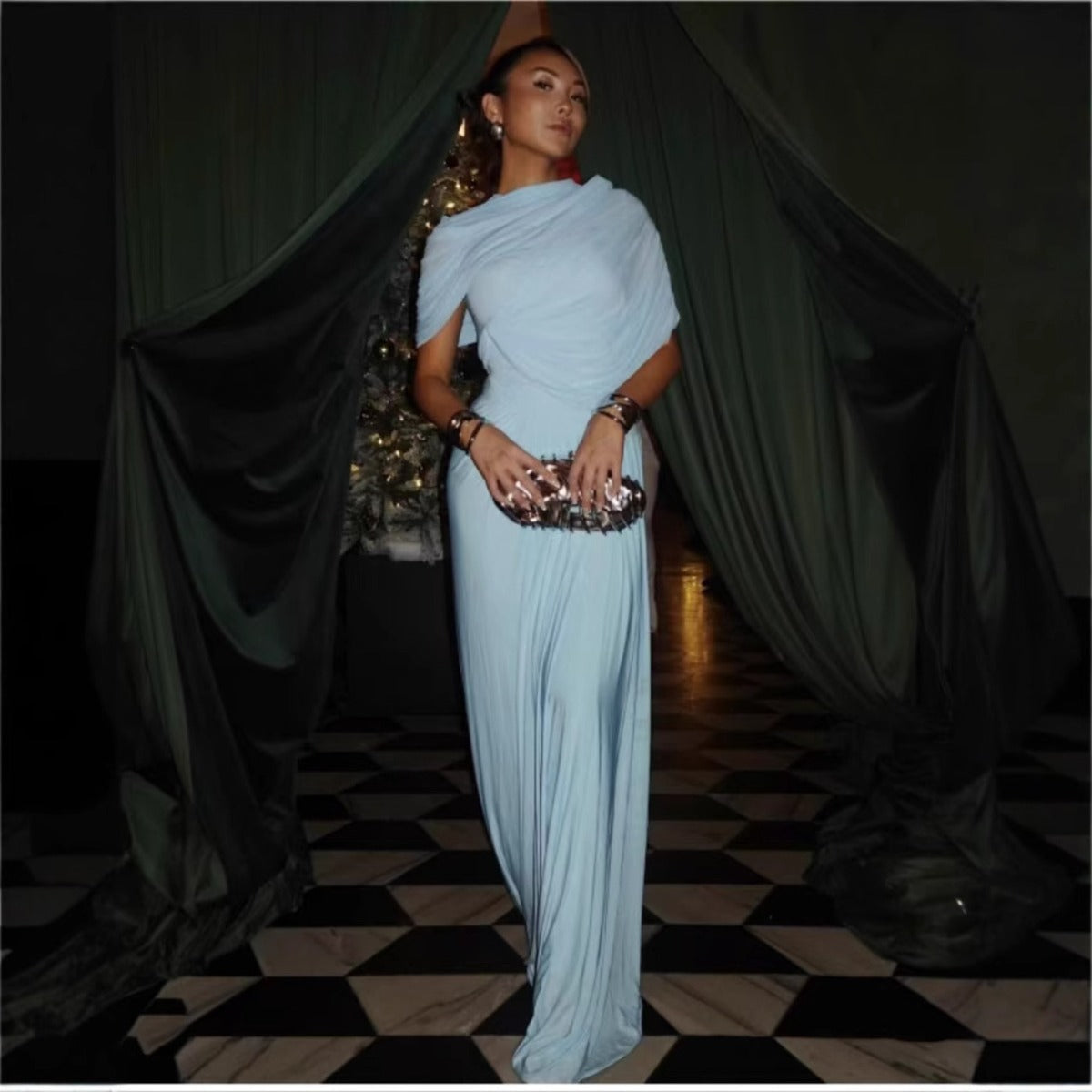 R&B | Vintage Schal Wickelkleid