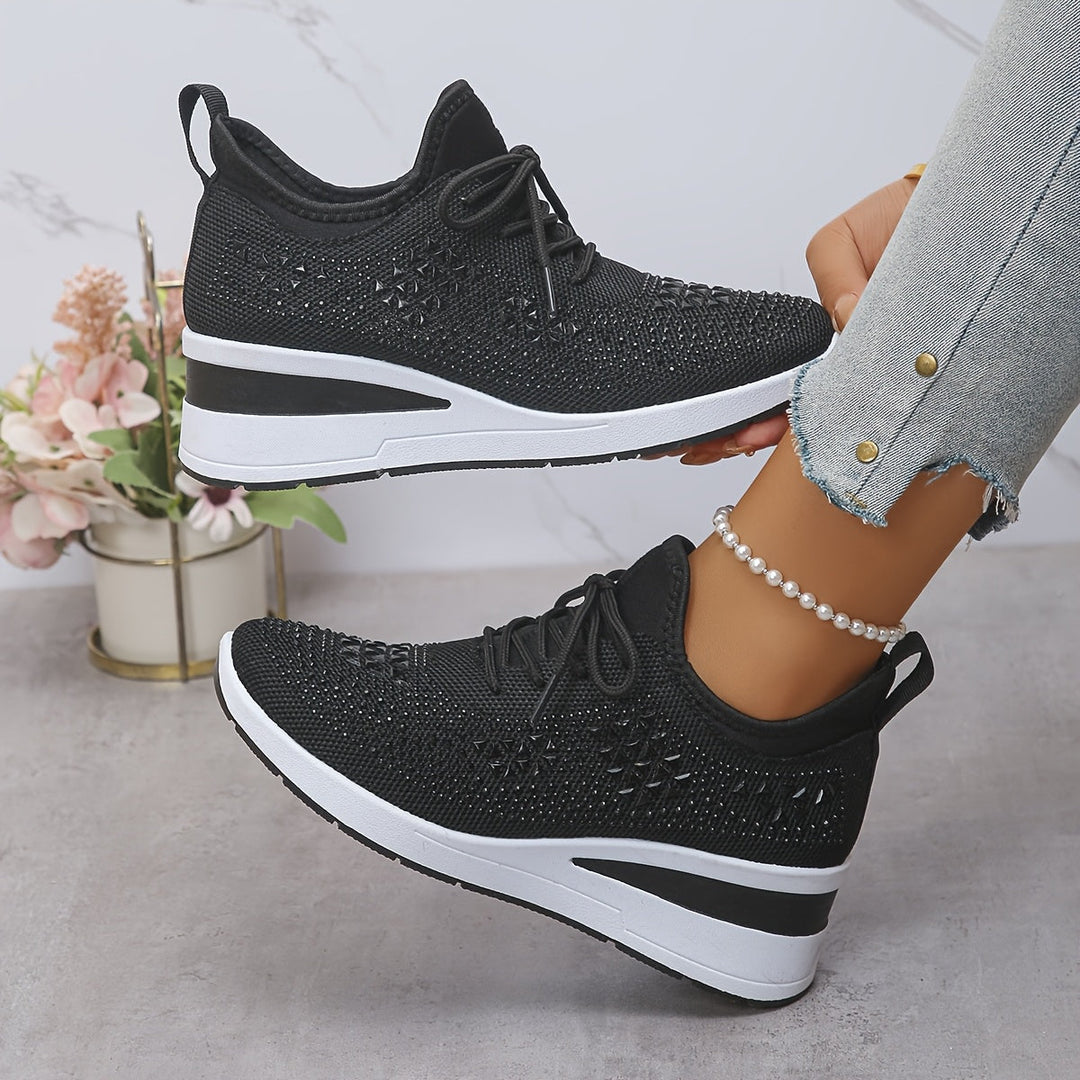 Elegante Sneakers mit Strasssteinen R&B R&B