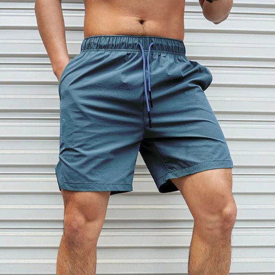 R&B | Atmungsaktive, Einfarbige Badeshorts für Männer mit Kordel