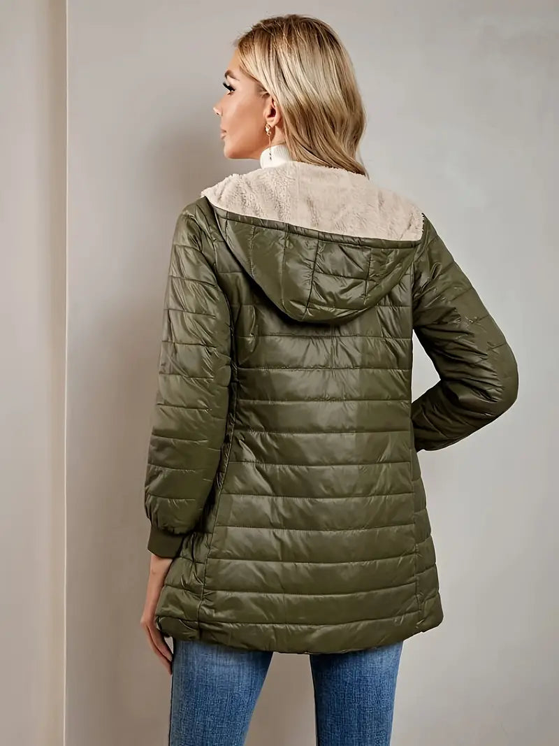 R&B | Fleece Gefütterte Jacke mit Reißverschluss