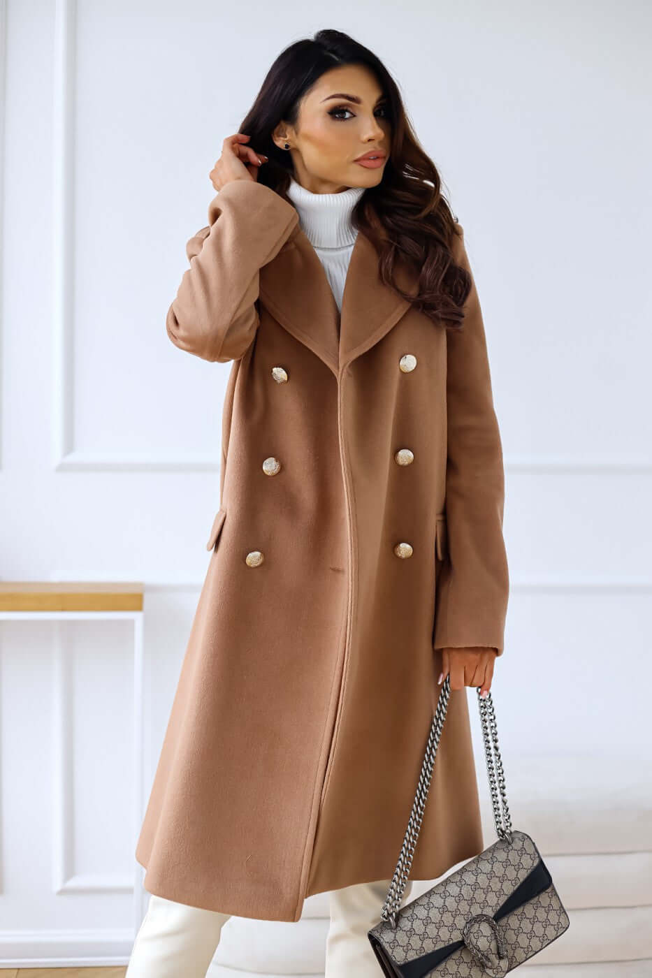 R&B | Damen Taillierte Doppelreiherjacke