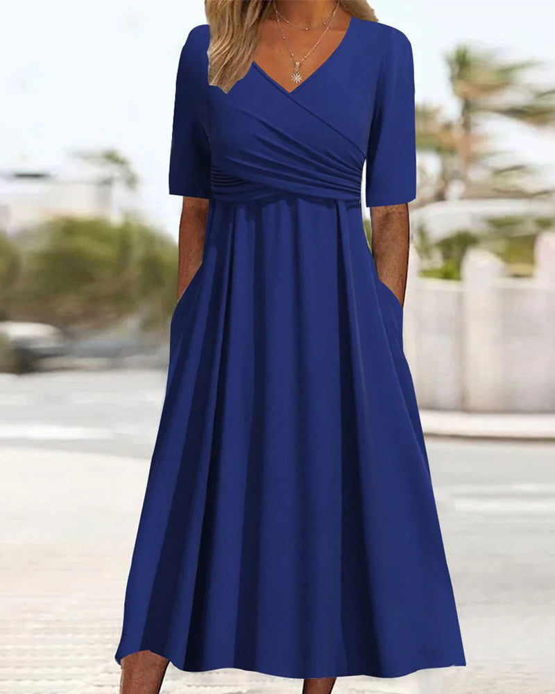 R&B | Elegantes Midi Kleid mit Bauchabdeckung