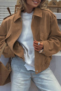 R&B | Freizeitjacke mit Reißverschluss und Langen Ärmeln
