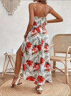 R&B | Elegantes bedrucktes Kleid