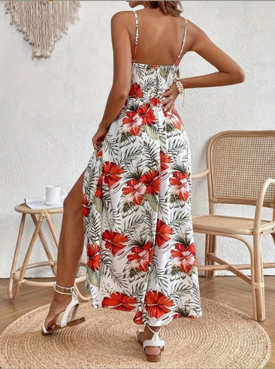 R&B | Elegantes bedrucktes Kleid