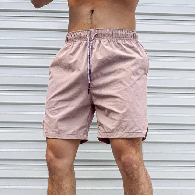 R&B | Atmungsaktive, Einfarbige Badeshorts für Männer mit Kordel