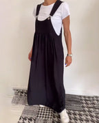 R&B | Kleid Lässig Einfarbig Hosenträger