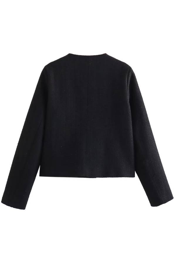 R&B | Hals Slim Fit Colorblock Damen Knopfjacke