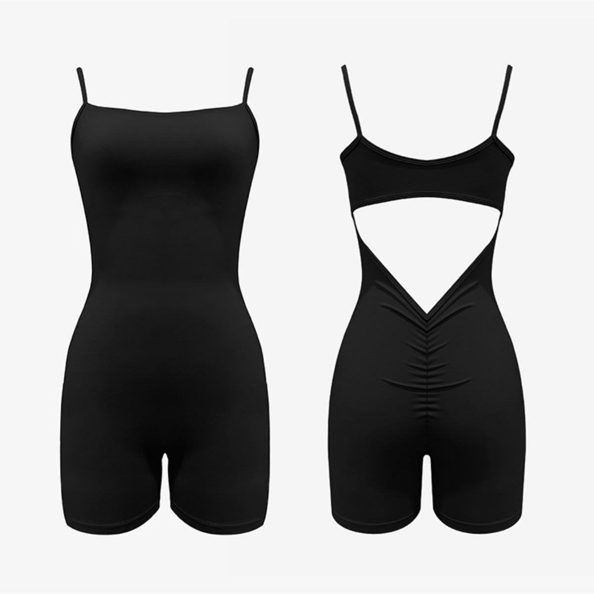 R&B | Schlanke Schulter Tank Yoga Strampler