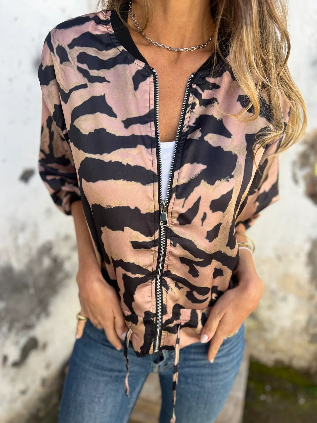 R&B | Damen-Bomberjacke mit Print