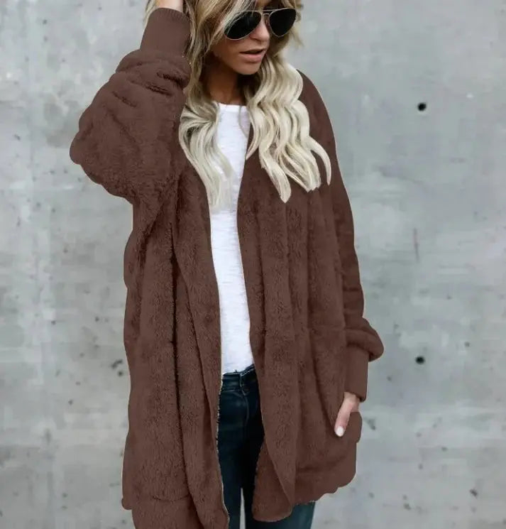 R&B | Warme Teddy Fleecejacke