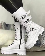 R&B | Stiefel Mit Reißverschluss Und Schnallen