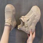 Atmungsaktive Sommer-Schuhe für Damen mit dicken Sohlen R&B R&B