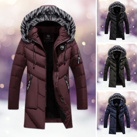 R&B | Parka Jack - stilvolle isolierte Damen Außenjacke mit Kunstpelzkapuze