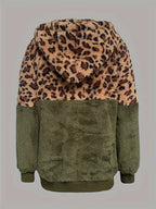 R&B | Leopardenmuster Farbblock Pullover