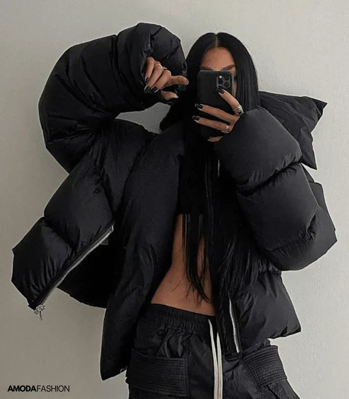 R&B | Bauschig Oversized mit Rollkragen