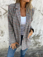 R&B | Stilvolle Damen Winter Kariert Blazer