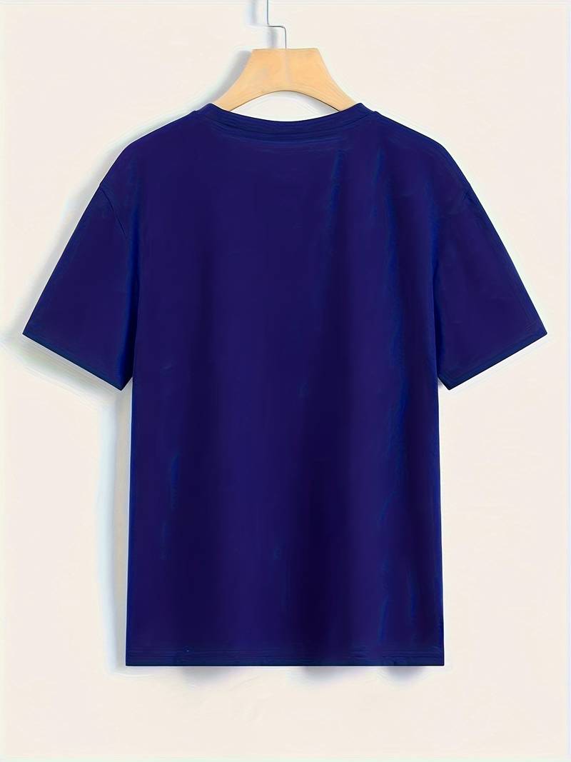 R&B | Schlichtes, einfaches Rundhals-T-Shirt