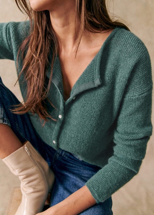 R&B | Gemütlicher Grobstrick-Cardigan Pullover