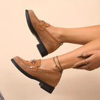 Damen-Loafer mit Metallkette R&B R&B