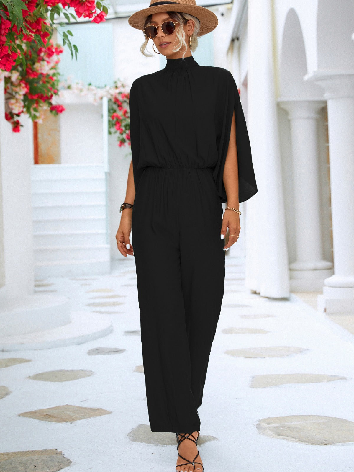 R&B | Jumpsuit mit Stehkragen