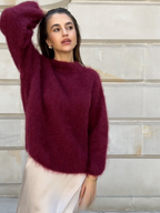 R&B | weicher Mohair-Strickpullover